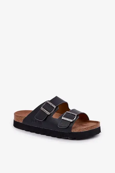 BIG STAR SHOES Ľahké Pánske Sandále S Prackami Eko Koža Big Star