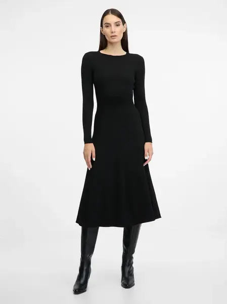 Black women's midi dress ORSAY - Women's