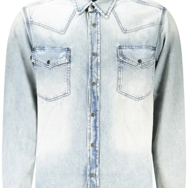 HUGO BOSS LONG SLEEVE SHIRT MEN BLUE