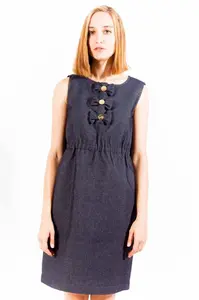 Krátke šaty LOVE MOSCHINO modré