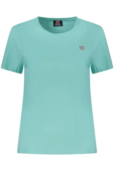 Dámske tričko s krátkym rukávom modré