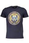 CAVALLI CLASS T-SHIRT SHORT SLEEVE MAN BLUE