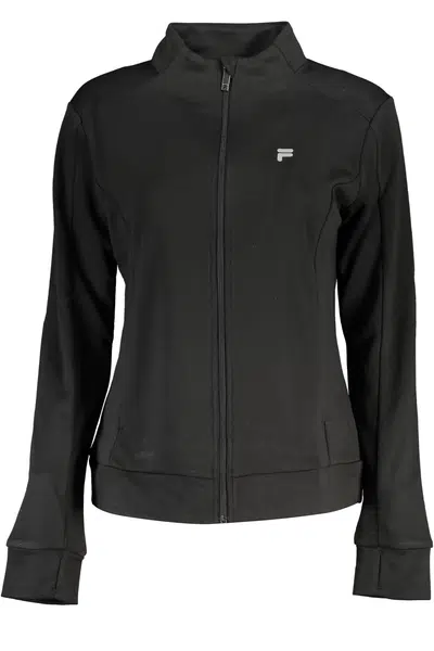 FILA WOMEN'S BLACK ZIP SWEATSHIRT