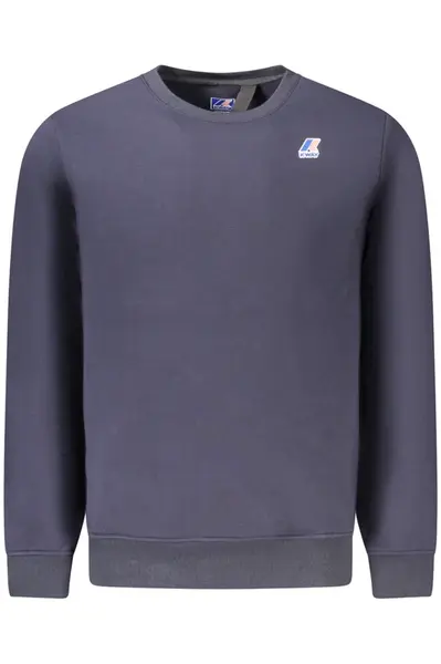 K-WAY pánska mikina bez zipsu modrá