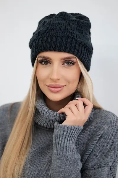 Kesi Dámska čiapka Nastia K373 grafit
