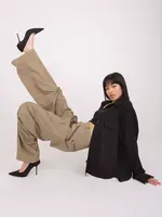 Čierna dámska oversize košeľa