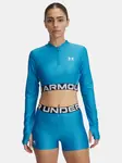 Women's T-shirt Under Armour HeatGear Rib 1/4 Zip LS - Women's
