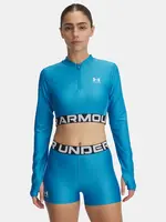 Women's T-shirt Under Armour HeatGear Rib 1/4 Zip LS - Women's