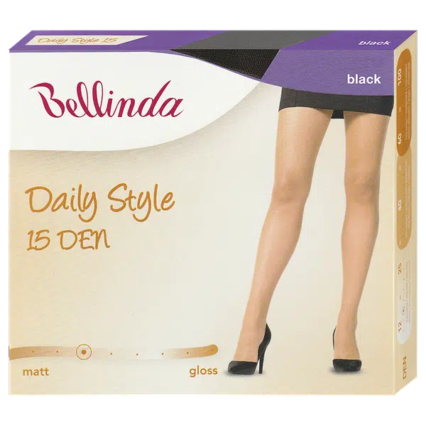 Bellinda 
DAILY TIGHTS 15 DEN - Pančuchové nohavice 15 DEN - čierna