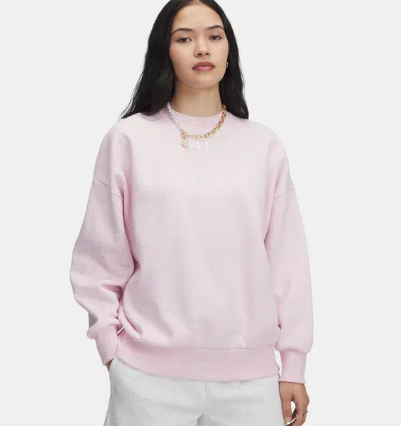 Women's Under Armour Rival Fleece OS Crew Sweatshirt
