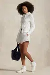 Kraťasy Polo Ralph Lauren dámské, bílá barva, high waist, 211964933