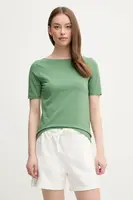 Tričko United Colors of Benetton dámské, zelená barva, 3FJHD109K