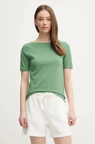 Tričko United Colors of Benetton dámské, zelená barva, 3FJHD109K