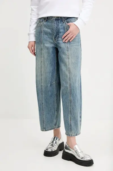 Džíny Guess Originals dámské, high waist, W5RG69 D4XY0