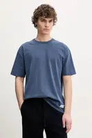 Bavlněné tričko Samsoe Samsoe SAPIGMENT tmavomodrá barva, M24400083