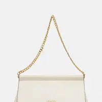 Kožená kabelka MICHAEL Michael Kors béžová barva, 30S5G9YC6L