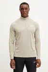 Tréninková mikina Under Armour Tech Textured béžová barva, 1382797