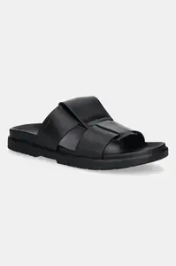 Pantofle Calvin Klein LUG SANDAL DOUBLE T LTH