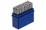 BGS technic Razící matrice písmen, raznice- sada 27ks (různé velikosti) - BGS Velikost: 4 mm