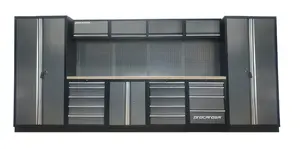 Sestava dílenského nábytku Procarosa PROFESSIONAL XXL-6 Pracovní deska: dřevěná