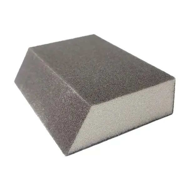 Brusná houbička, zkosená, 4 strany, různé zrnitosti - MAGG Zrnitost: P150