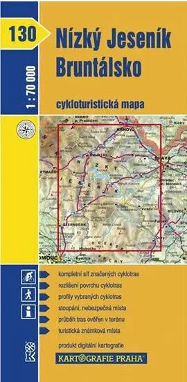 NÍZKÝ JESENÍK BRUNTÁLSKO 1:70 000