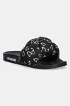 Pantofle Love Moschino dámské, černá barva, JA28312G0MIW100B