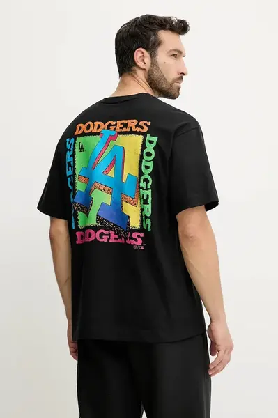 Bavlněné tričko 47 brand MLB LA Dodgers Sundale