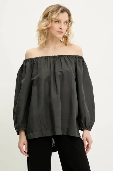 Halenka se lněnou směsí Answear.LAB