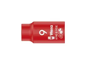 Wera 004953 Nástrčná hlavice 3/8" 6hran 9 mm typ 8790 B Zyklop VDE