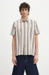 Bavlněná košile Barbour Barbour Lipton Striped S/S Relaxed Fit Shirt