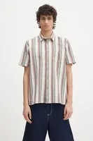 Bavlněná košile Barbour Barbour Lipton Striped S/S Relaxed Fit Shirt