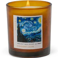 Vonná sójová svíčka Paddywax Impressionist, Van Gogh ' The Starry Night' 170 g hnědá barva