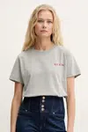 Tričko Guess šedá barva, W5RI04 I3Z14