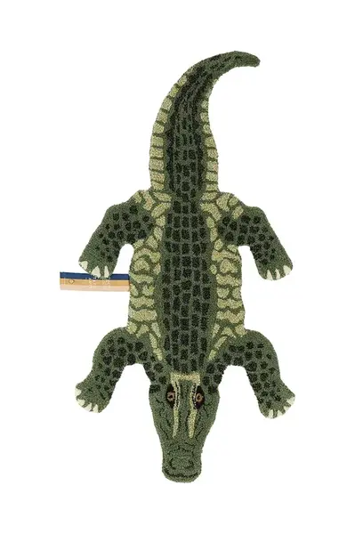 Vlněný koberec Doing Goods Coolio Crocodile S/122 x 61 cm