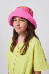 Dětský oboustranný klobouk Bobo Choses Sunflower růžová barva, 125AI017