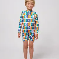 Jednodílné dětské plavky Bobo Choses oranžová barva, 125AC135