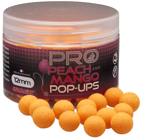 Starbaits pop up pro peach & mango 50 g - 12 mm