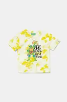 Dětské bavlněné tričko United Colors of Benetton zelená barva, 3ORKG10JD