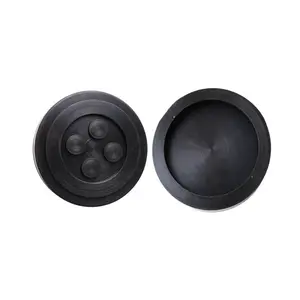 Gumová podložka zvedáku 120 x 26 mm, s límcem - Ferdus 10.312