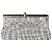 Dámská společenská kabelka stříbrná - Michelle Moon Gvaya