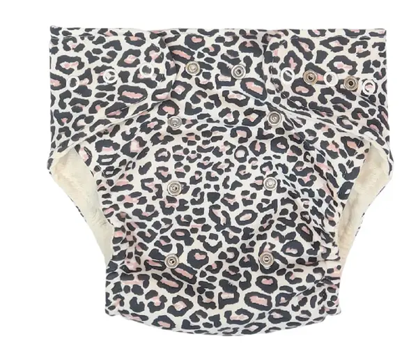 Mamatti Látková plienka EKO sada - nohavičky + 2 x plienka, Gepardík, veľ. 5 - 14 kg,