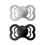 BIBS Supreme cumlíky zo silikónu cloud/black 1×2ks - veľkosť 2
