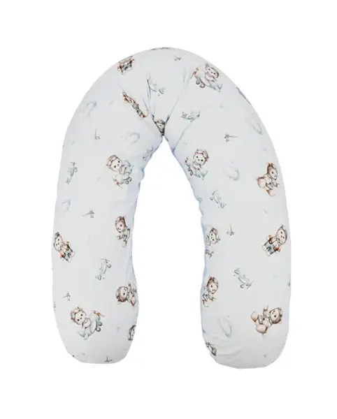 EKO Polštář kojicí Velvet Pilot Bear 180cm