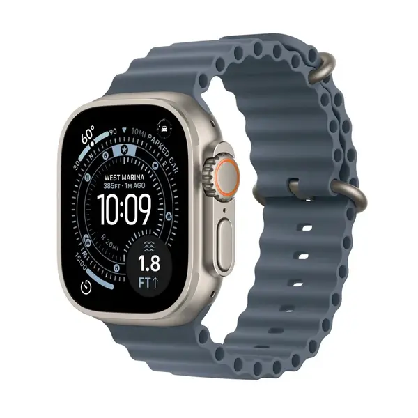 Apple Watch Ultra 3 - 49mm Ocean Band přírodní/ocelově modré
