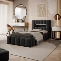 Postel Lamica 90 cm - dřevěný rám látka: Nube 6