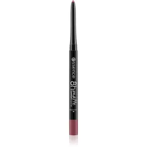 essence 8h Matte Comfort matná tužka na rty s ořezávátkem odstín 19 Burgundy Bestie 0.3 g