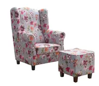 Křeslo As s taburetem 3988/101 Provedení: Pouze křeslo, Nožičky: Ořech