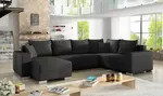 Sedací souprava Marco Provedení: Levá U, látka: Soft 11 black