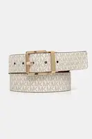 Oboustranný pásek MICHAEL Michael Kors dámský, béžová barva